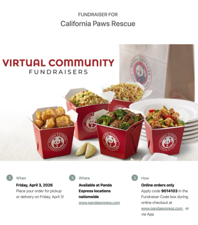 Panda Express Fundraiser